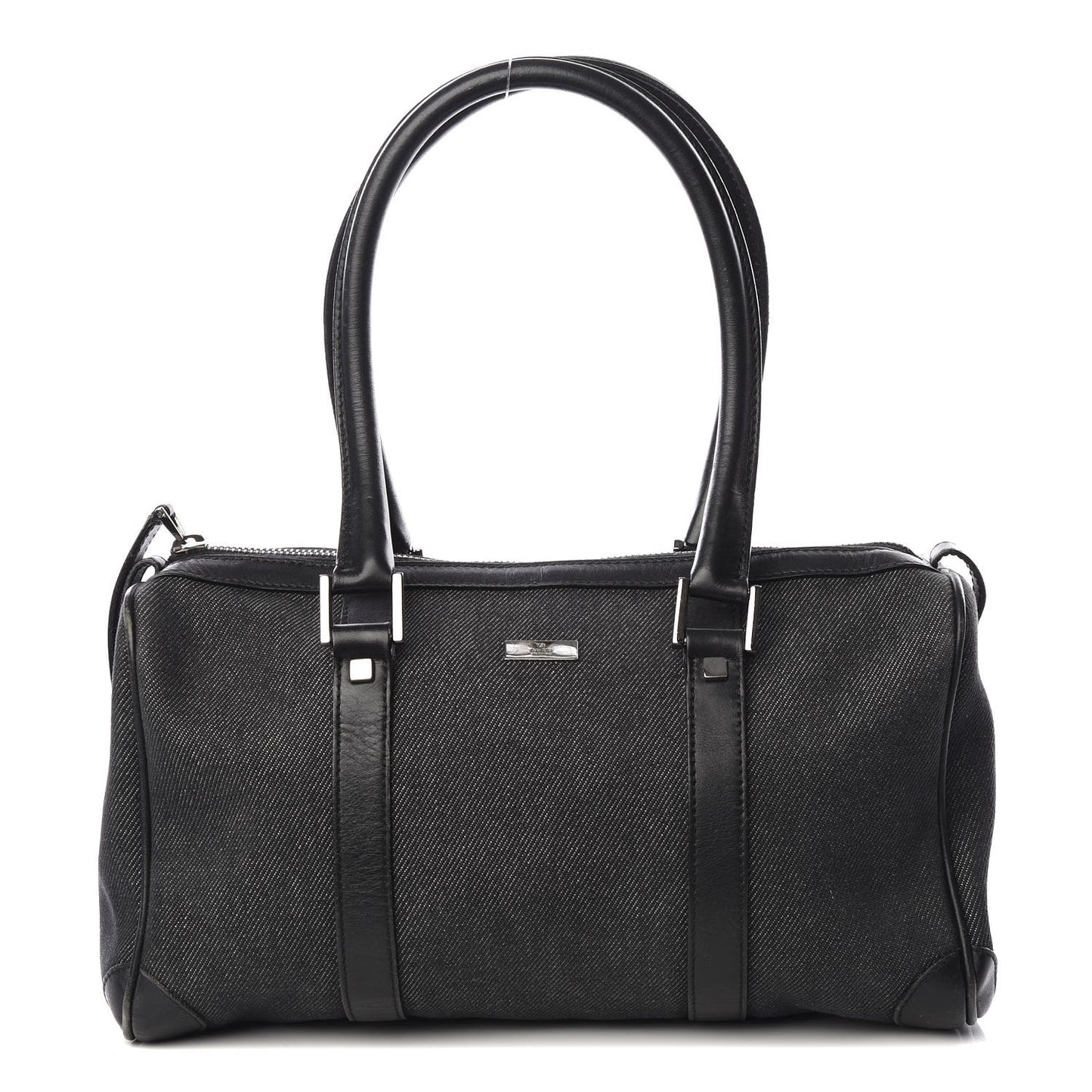 Denim Boston Bag Black