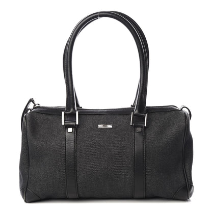 Gucci Denim Boston Bag Black 1 of 11