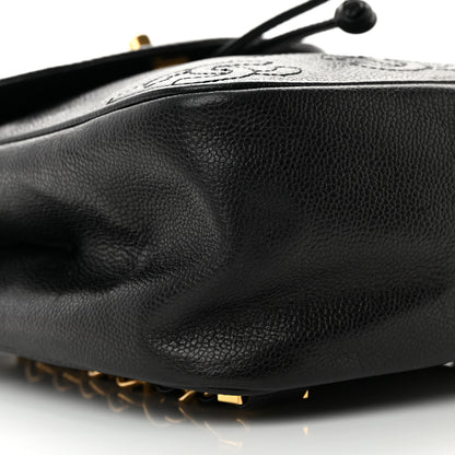 Chanel Caviar CC Backpack Black 9 of 15