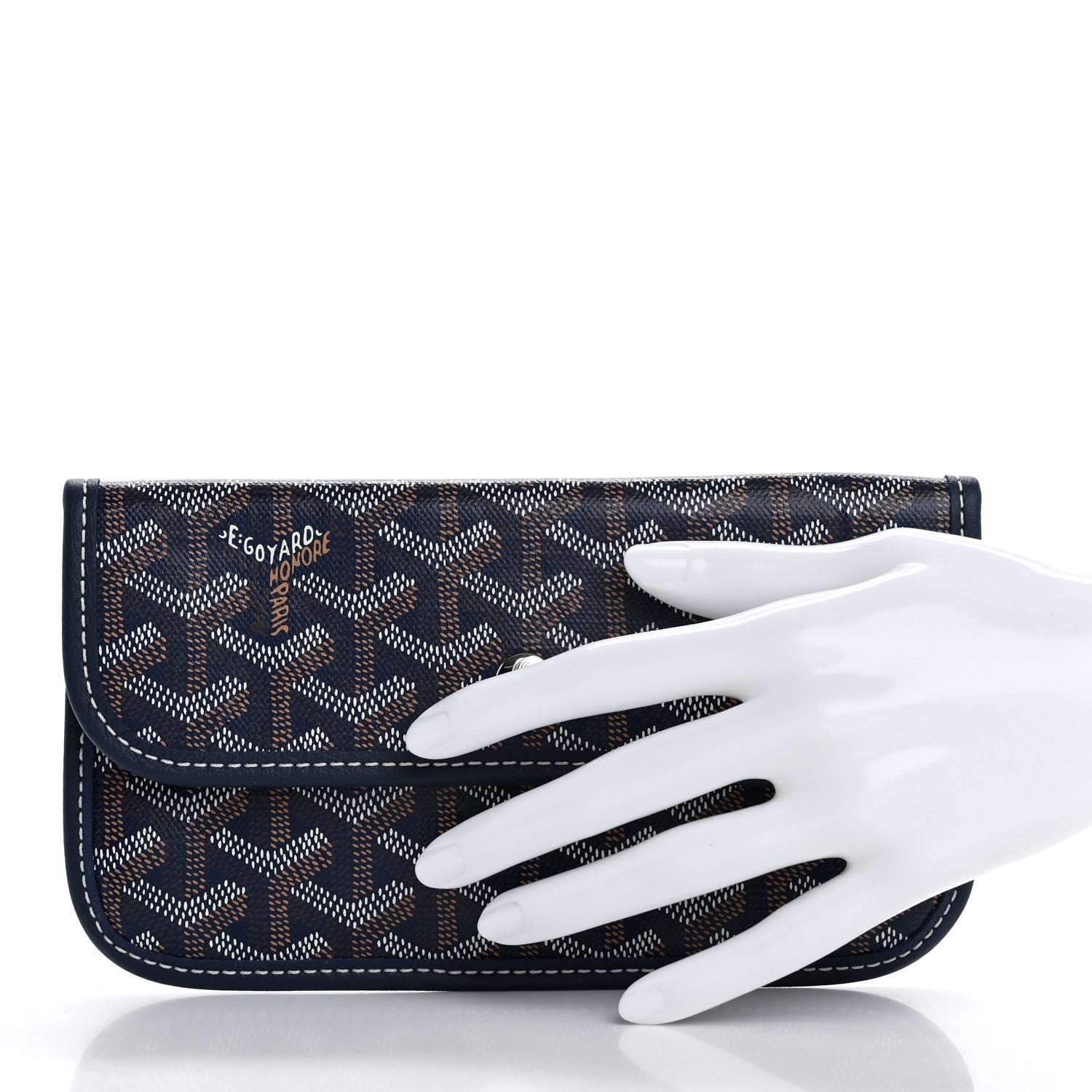 Goyard Goyardine Pouch Navy 2 of 6