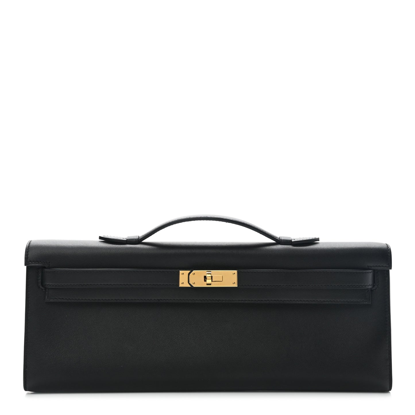 Swift Kelly Cut Clutch Pochette Black