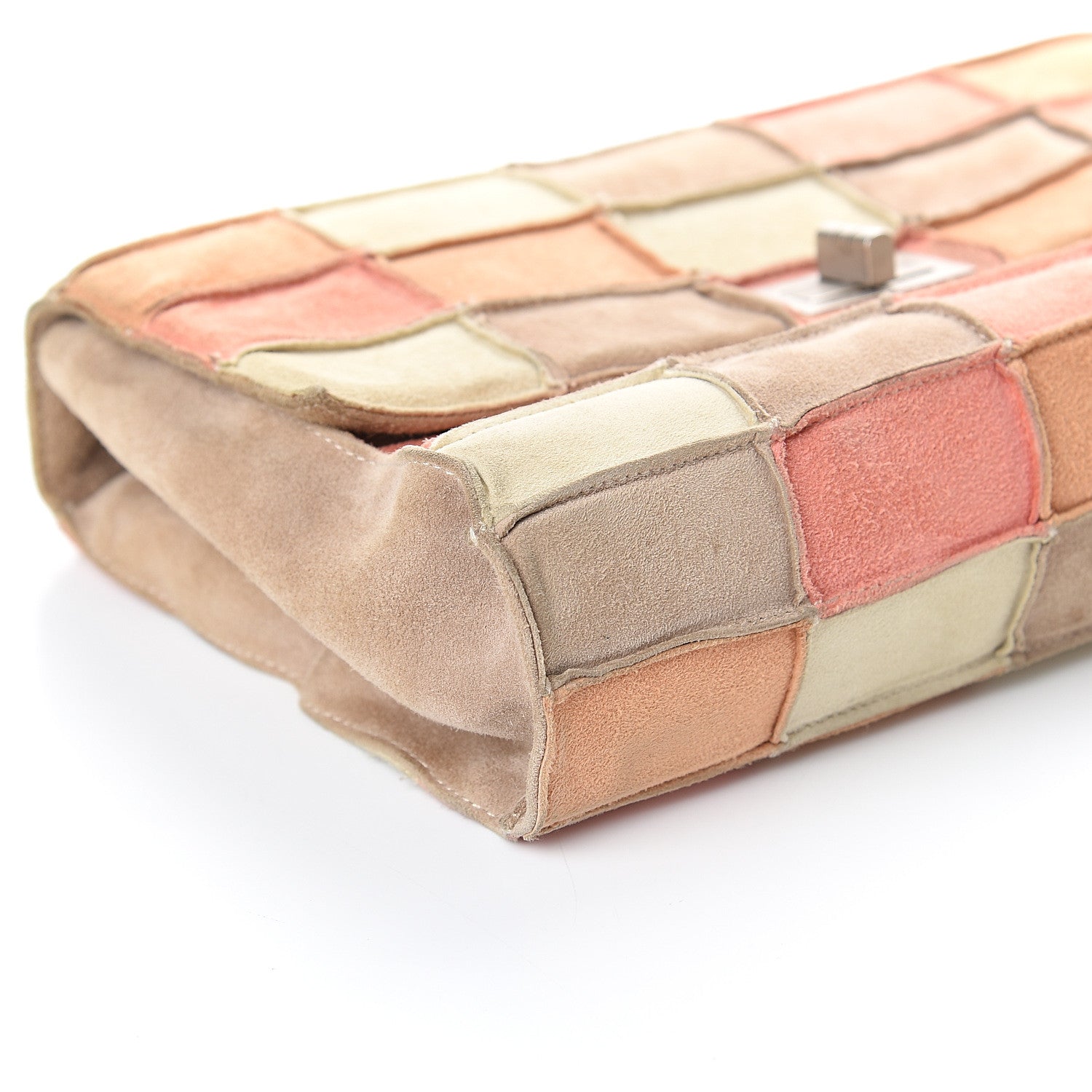 Chanel Suede Chocolate Bar Mademoiselle Flap Multicolor 8 of 9