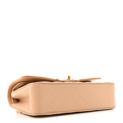 Chanel Caviar Quilted Medium Double Flap Beige 4 of 11
