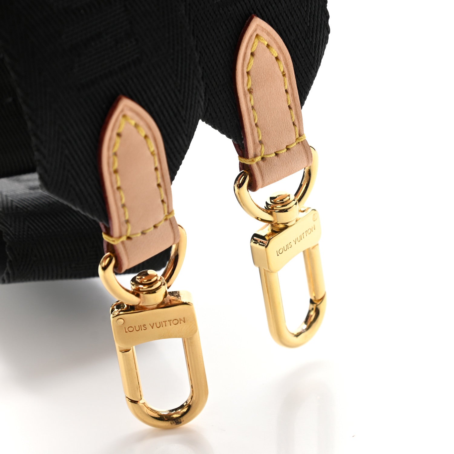 Louis Vuitton Nylon Multi Pochette Accessories Bandouliere Shoulder Strap Black 4 of 4