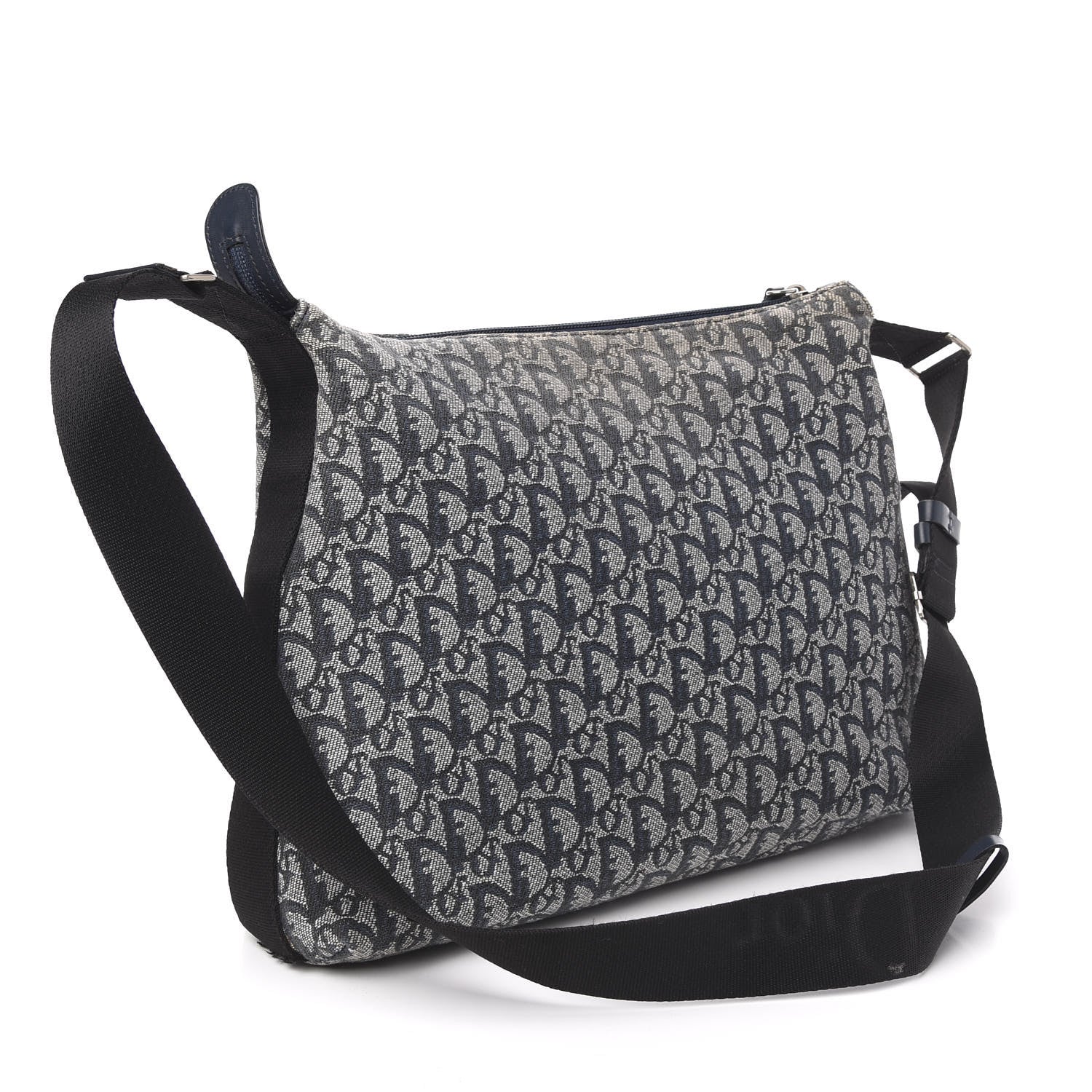 Christian Dior Monogram Messenger Navy 3 of 10