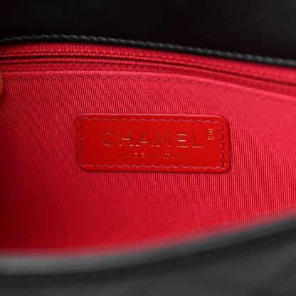 Chanel Calfskin Quilted Small Enchained Flap Black 6 of 13