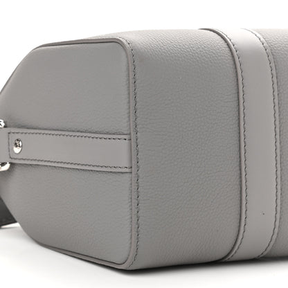 Louis Vuitton Grained Calfskin Aerogram City Keepall Gris 7 of 8