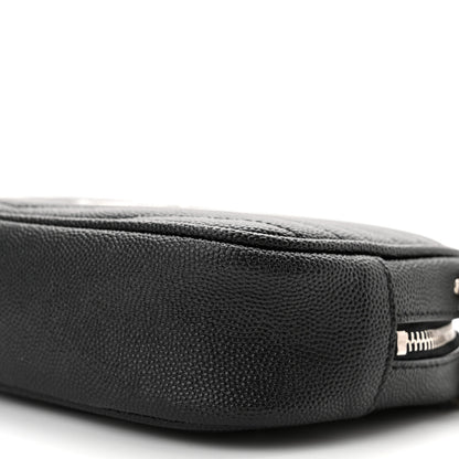 Saint Laurent Grain De Poudre Matelasse Monogram Mini Lou Camera Bag Black 10 of 11