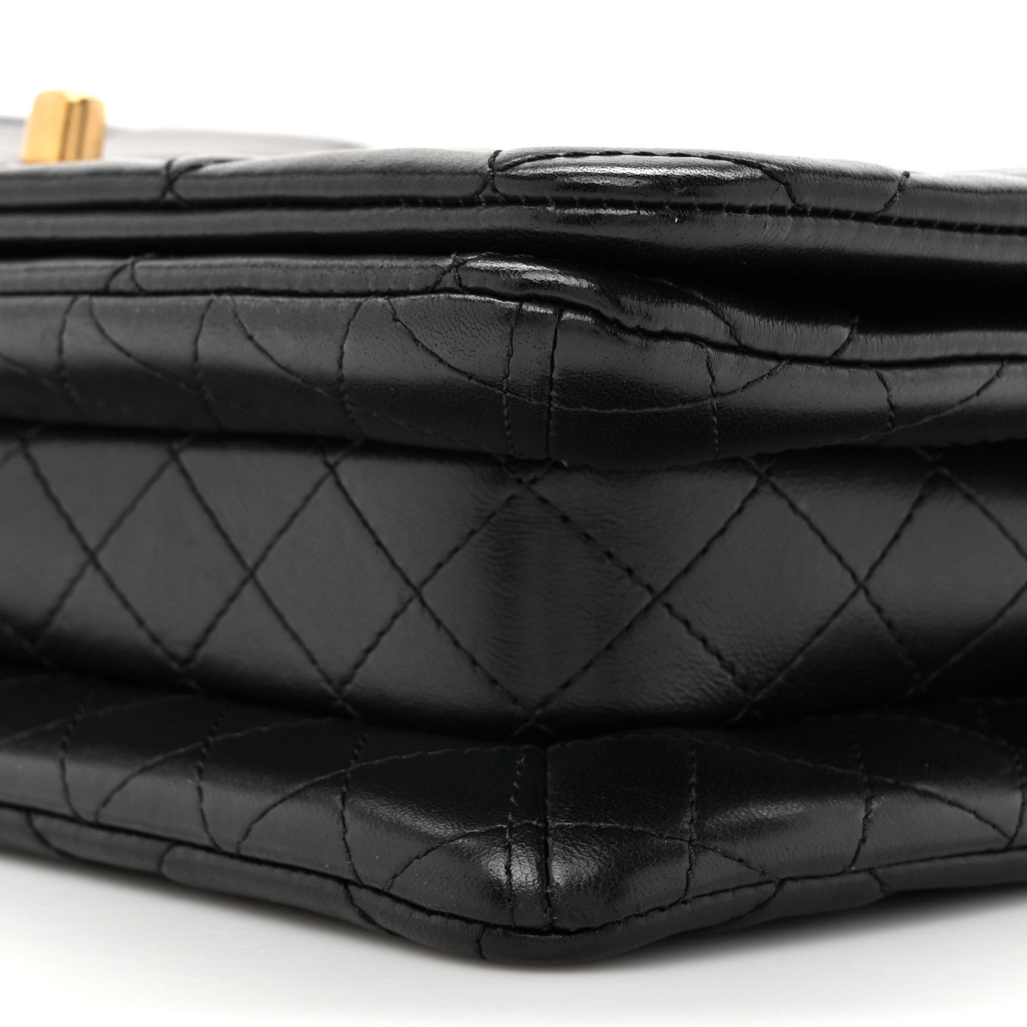 Chanel Lambskin Quilted On And On Small Chain Flap Black 9 of 15