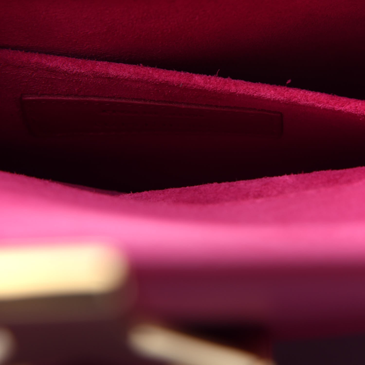 Saint Laurent Calfskin Classic Y Ligne Clutch Fuchsia 8 of 8