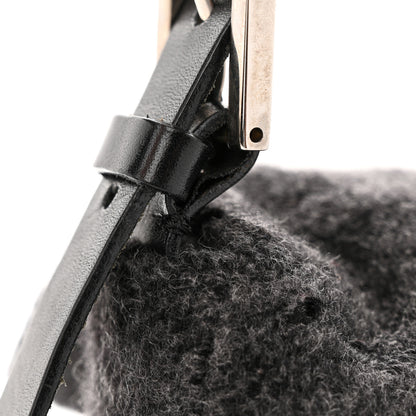 Fendi Wool Zucca Baguette Grey 11 of 13