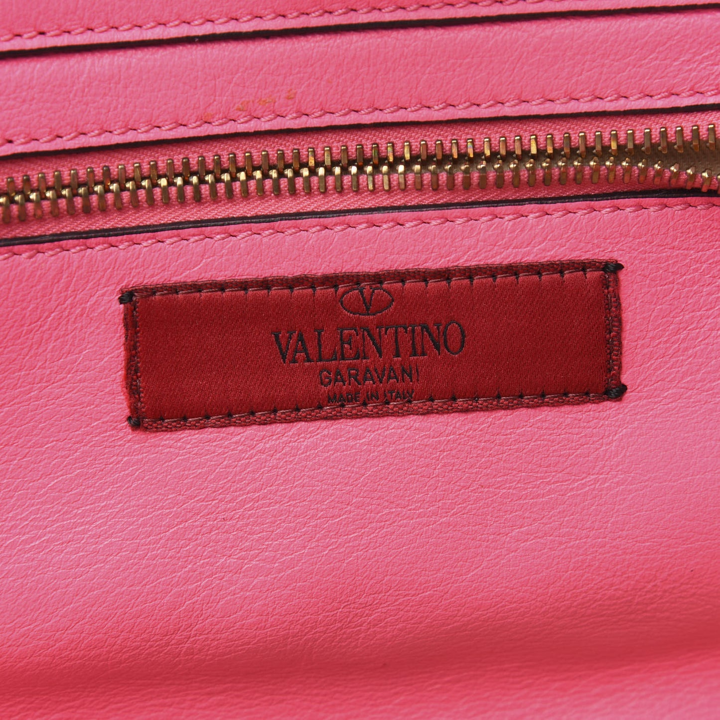 Vitello Small Rockstud Tote Fuxia Fluo