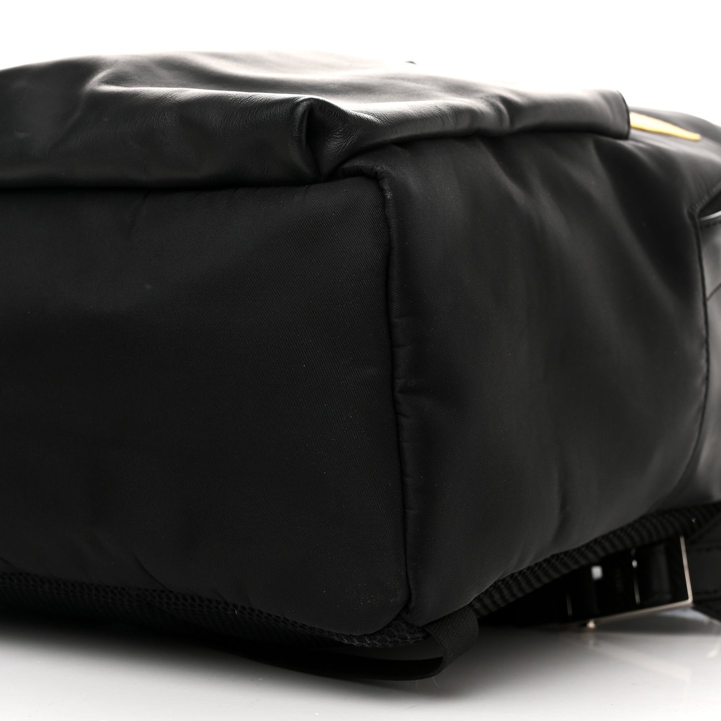 Nylon Vitello Liberty Vitello Dolce Monster Eyes Rounded Backpack Black Sunflower