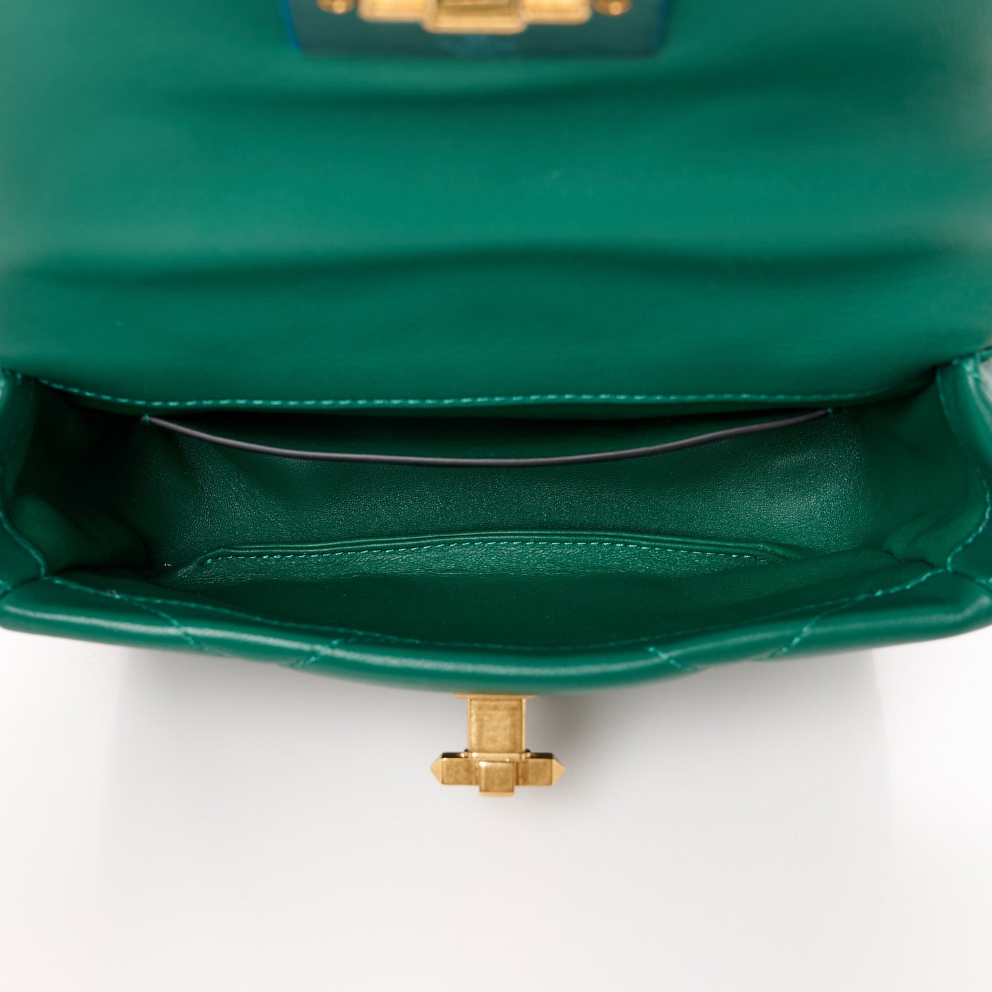 Nappa Small Roman Stud Shoulder Bag Jungle