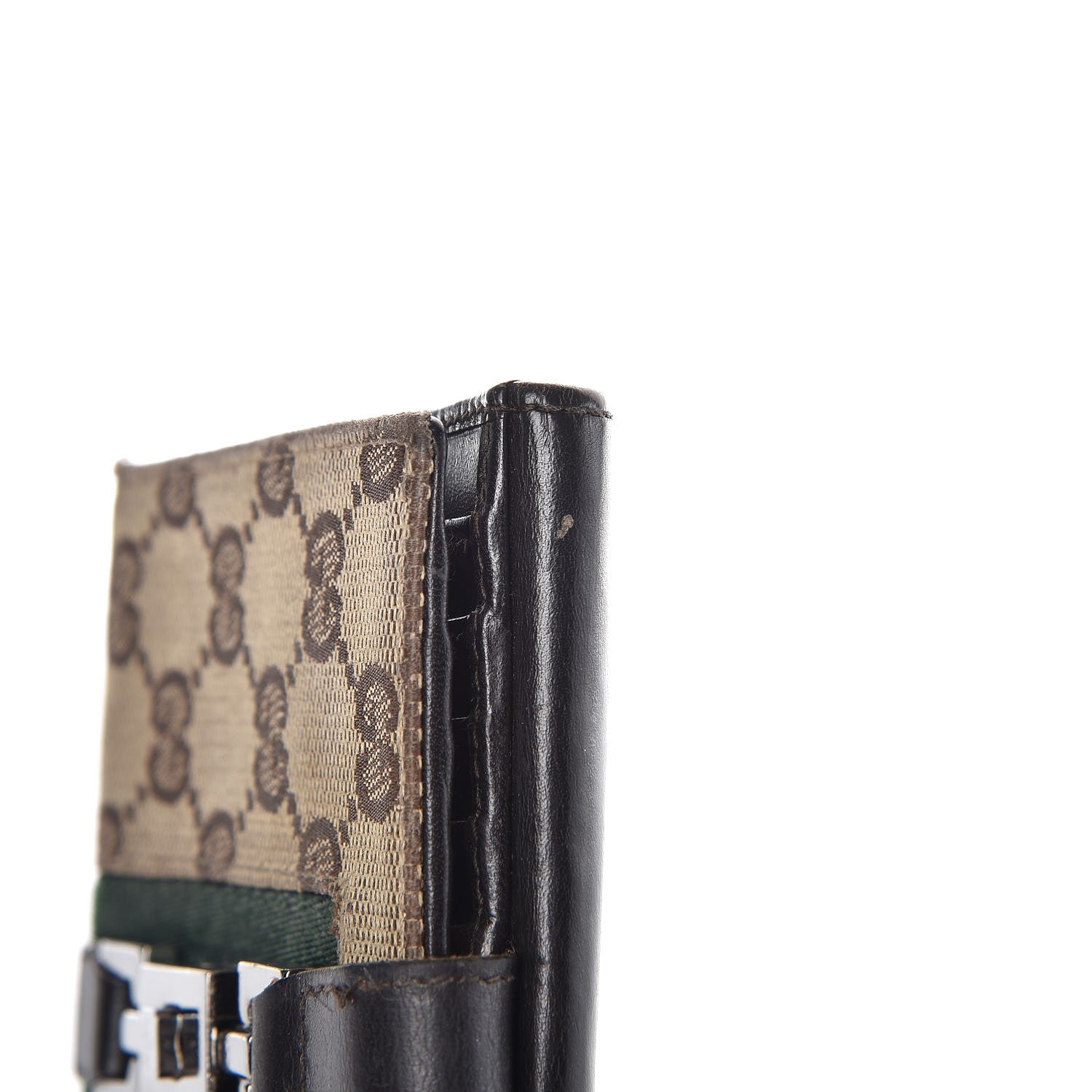 Gucci Monogram Web Wallet Brown 11 of 15