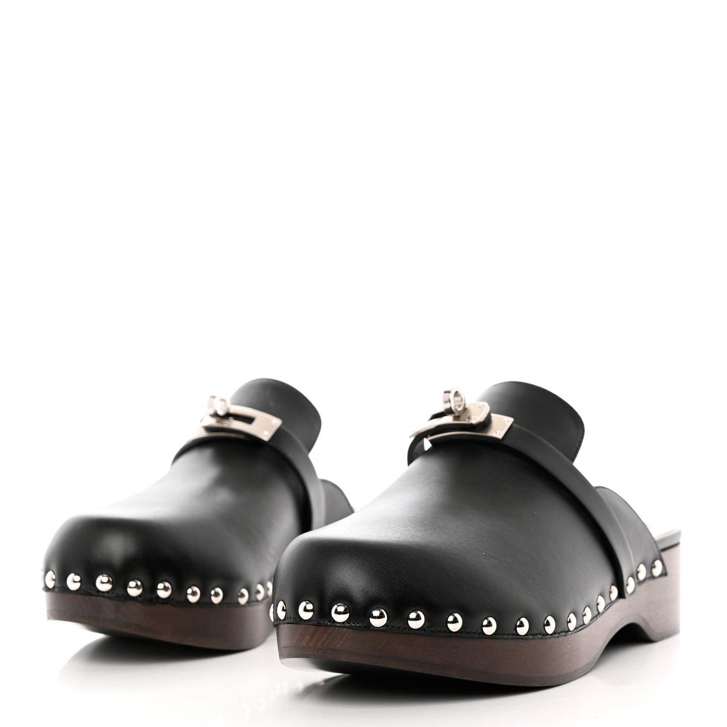 Calfskin Carlotta Mules 36 Black