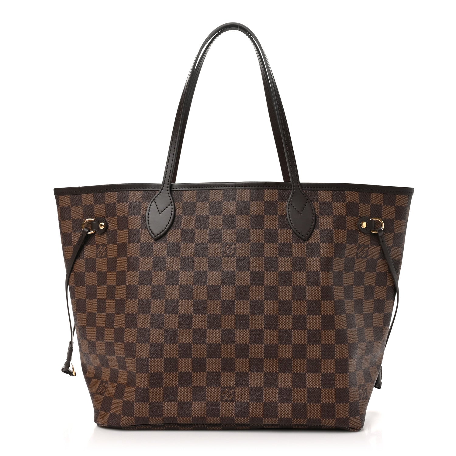 Louis Vuitton Damier Ebene Neo Neverfull MM Rose Ballerine 1 of 9