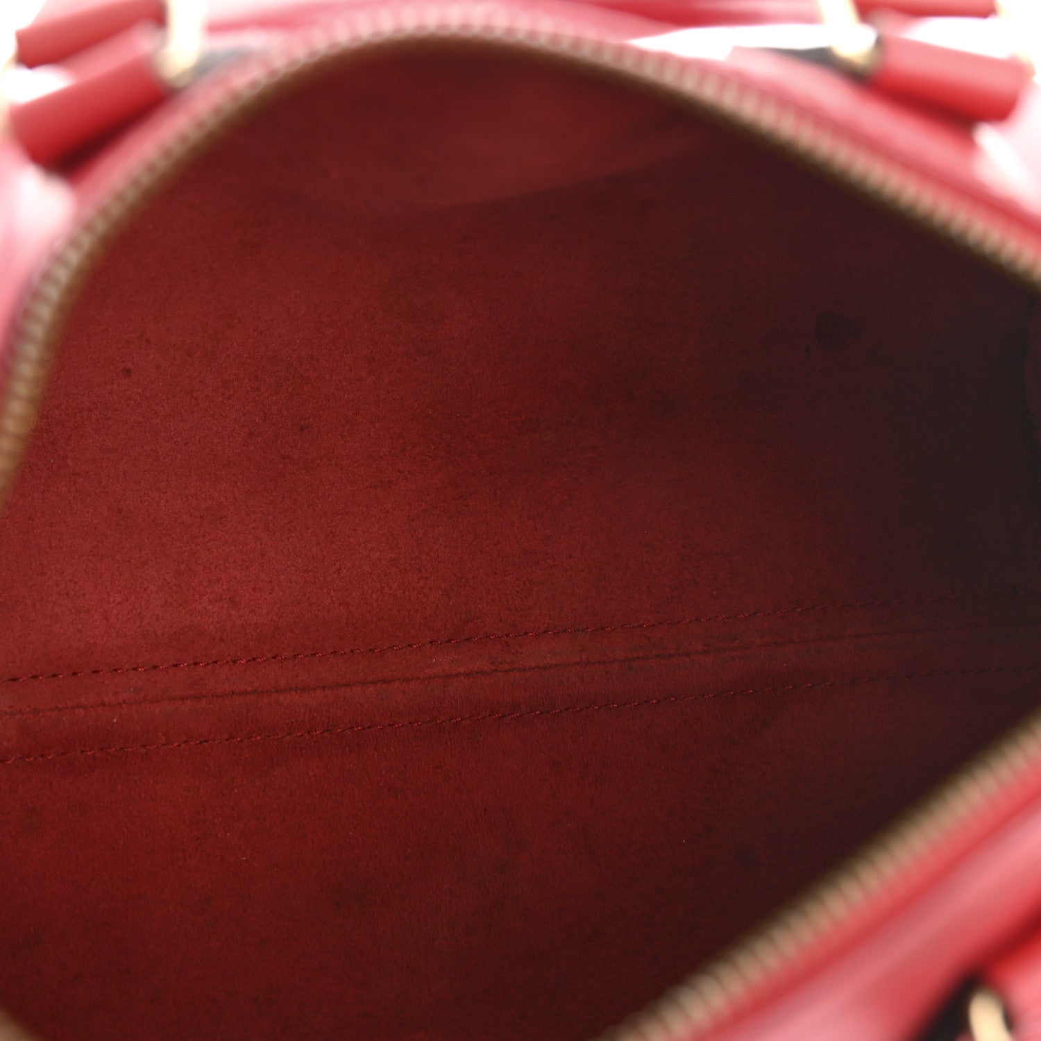 Louis Vuitton Epi Speedy 25 Castillan Red 5 of 12