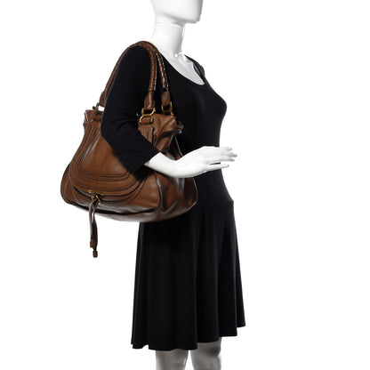Chloe Calfskin Large Marcie Satchel Nut 2 of 9