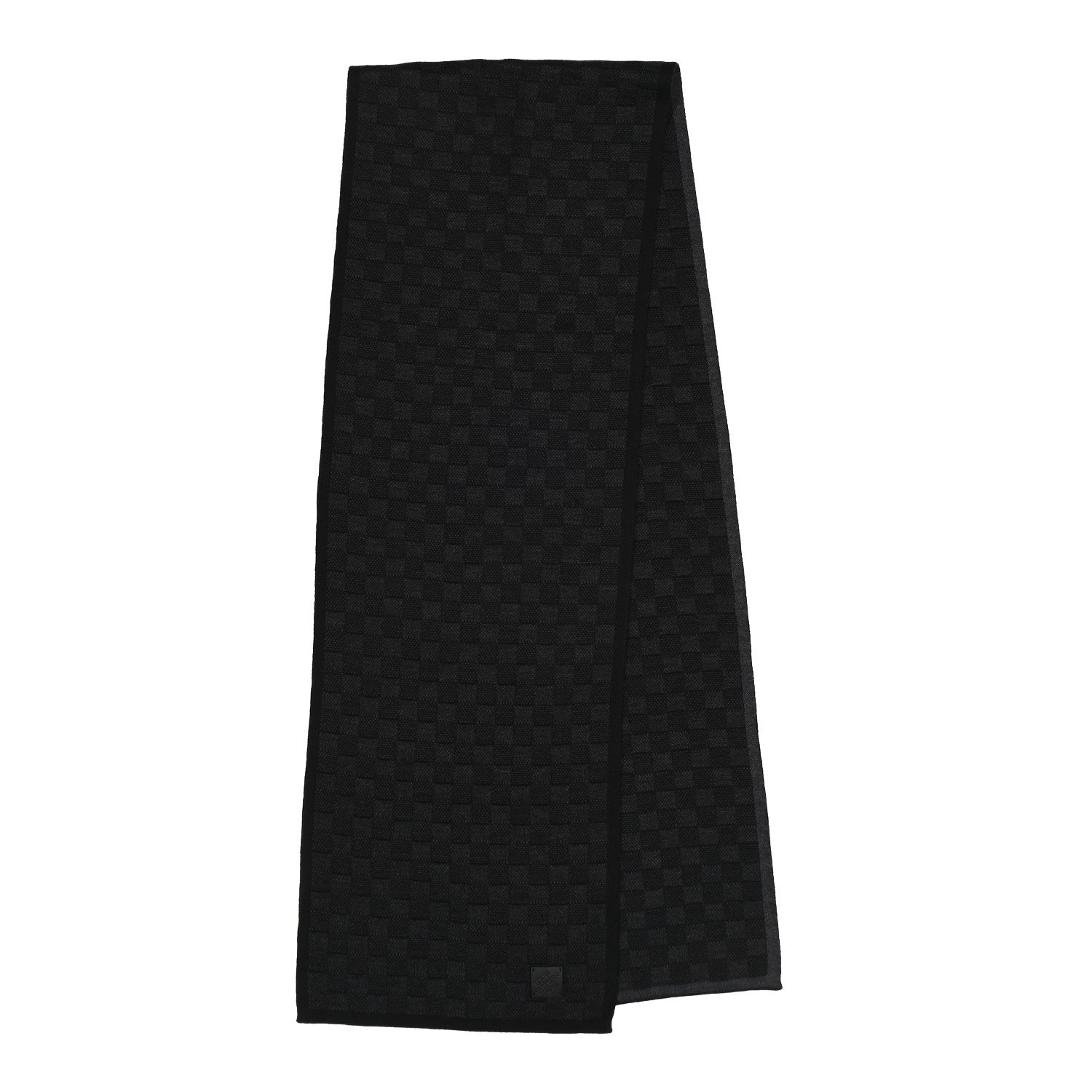 Louis Vuitton Wool Neo Petit Damier Scarf Anthracite 2 of 4