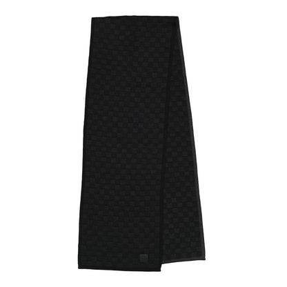 Louis Vuitton Wool Neo Petit Damier Scarf Anthracite 2 of 4
