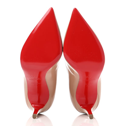 Christian Louboutin Patent Pigalle 85 Pumps 37 Nude 5 of 7