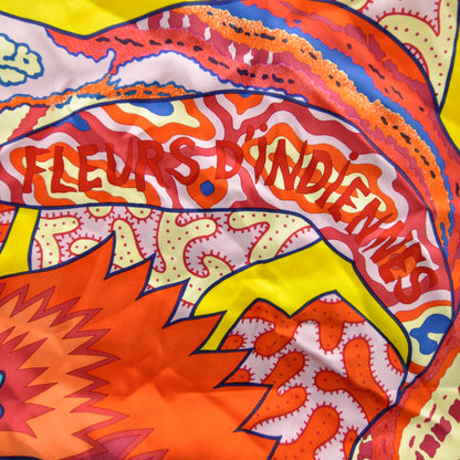 Hermes Silk Fleurs d Indiennes Shawl GM 140 7 of 11