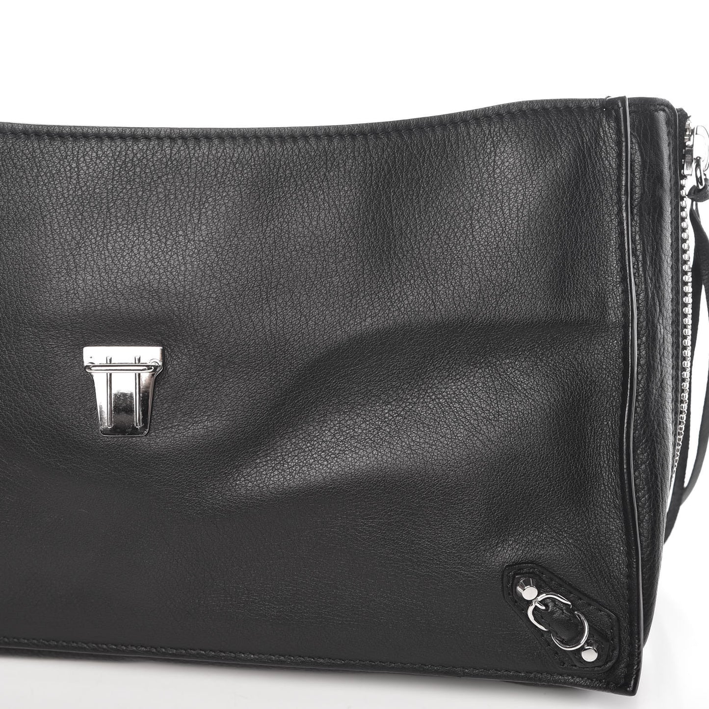 Veau Papier Sight Clutch Black