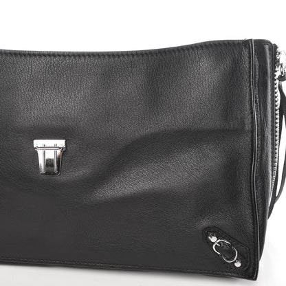 Balenciaga Veau Papier Sight Clutch Black 11 of 14