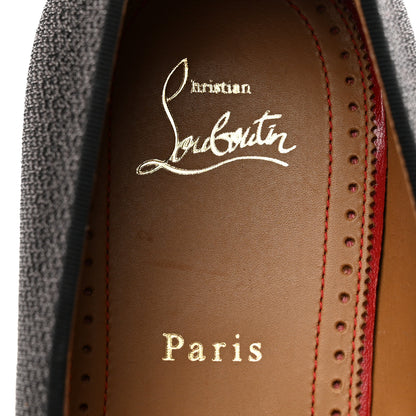 Christian Louboutin Lurex Mens Dandelion Musichall Flat Loafers 44 Black 7 of 11