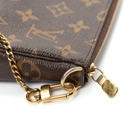 Louis Vuitton Monogram 2016 Christmas Animation Mini Pochette Accessories Rose Ballerine 8 of 9