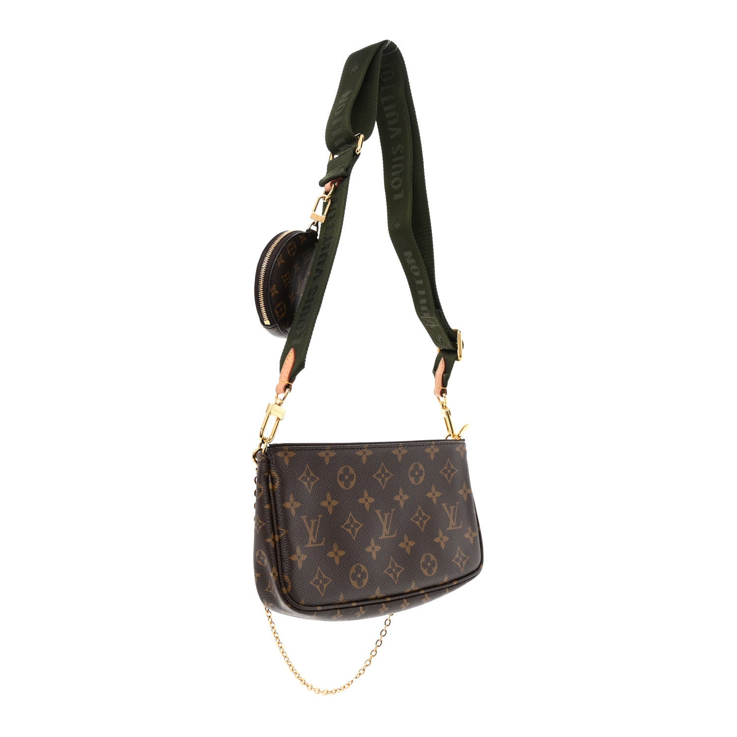 Louis Vuitton Monogram Multi Pochette Accessories Kaki 3 of 13