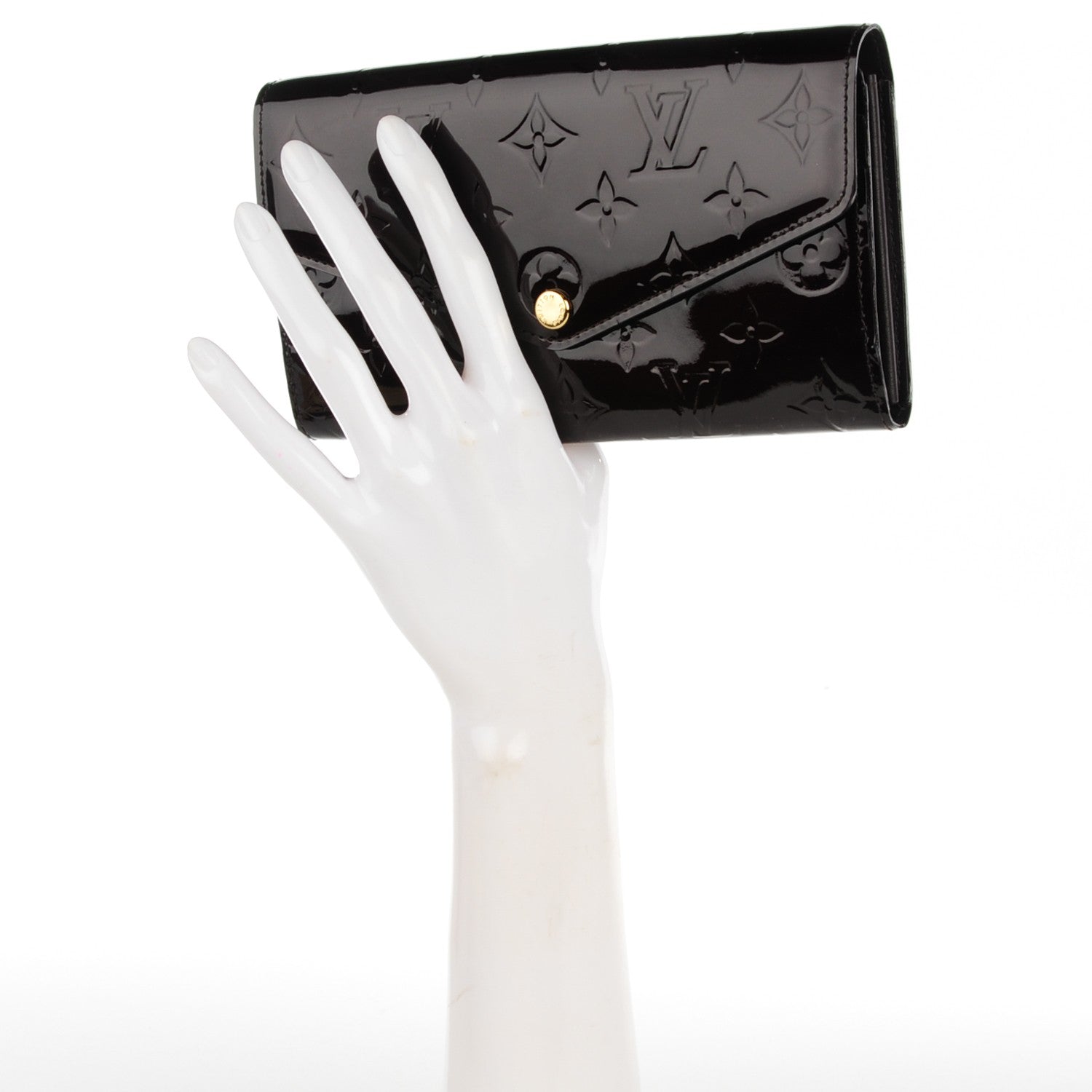 Louis Vuitton Vernis Sarah Wallet NM Amarante 2 of 7