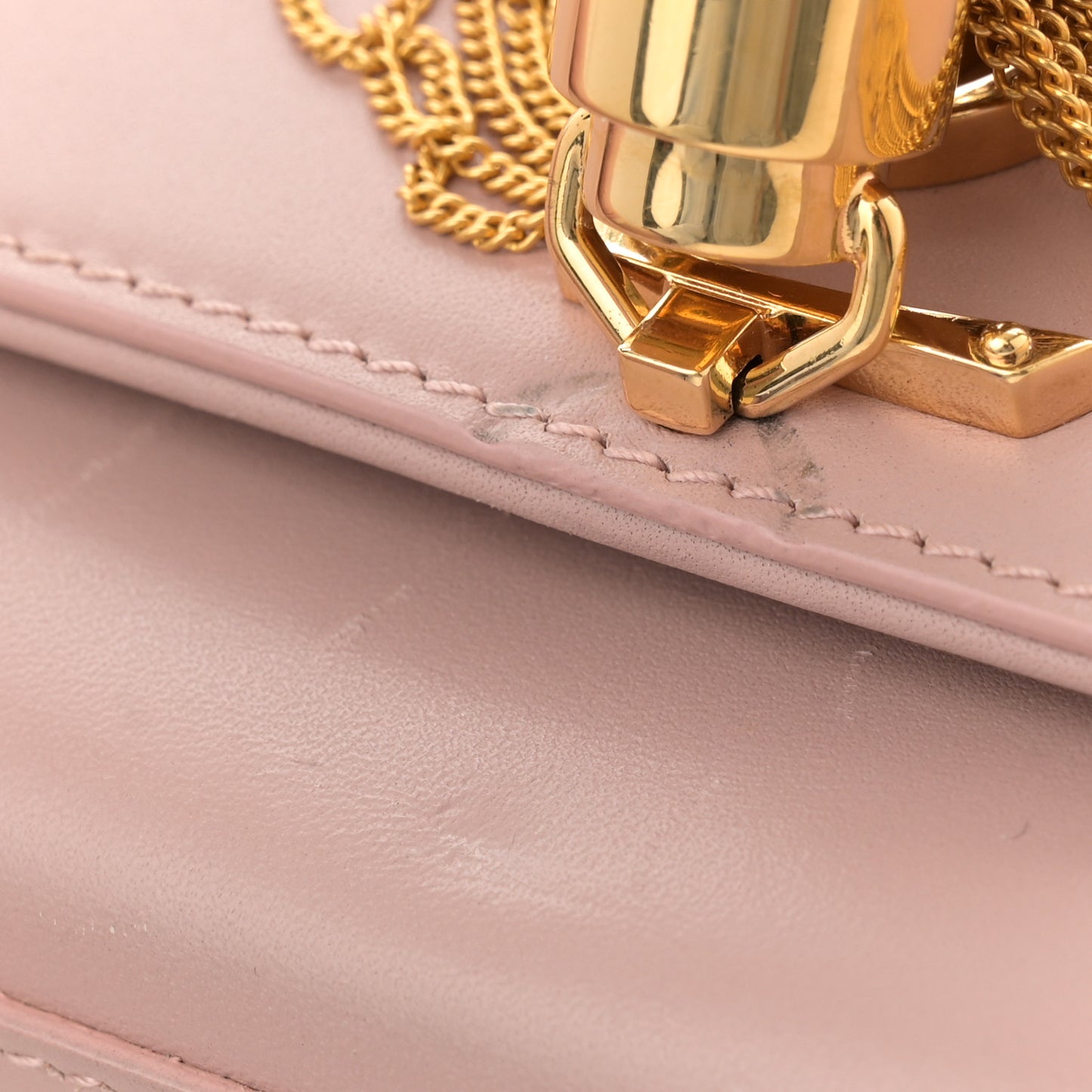 Smooth Calfskin Medium Classic Monogram Kate Tassel Satchel Pink