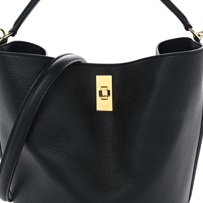 Celine Supple Grained Calfskin Bucket 16 Bag Black 9 of 12