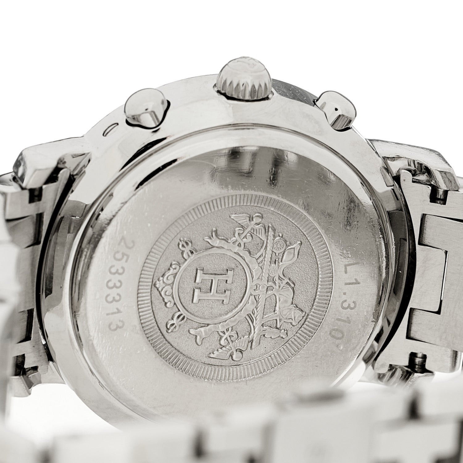 Hermes Stainless Steel 31mm Clipper Chronograph Quartz Watch 4 of 4