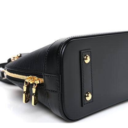 Louis Vuitton LV X TM Epi Alma BB Black 8 of 10