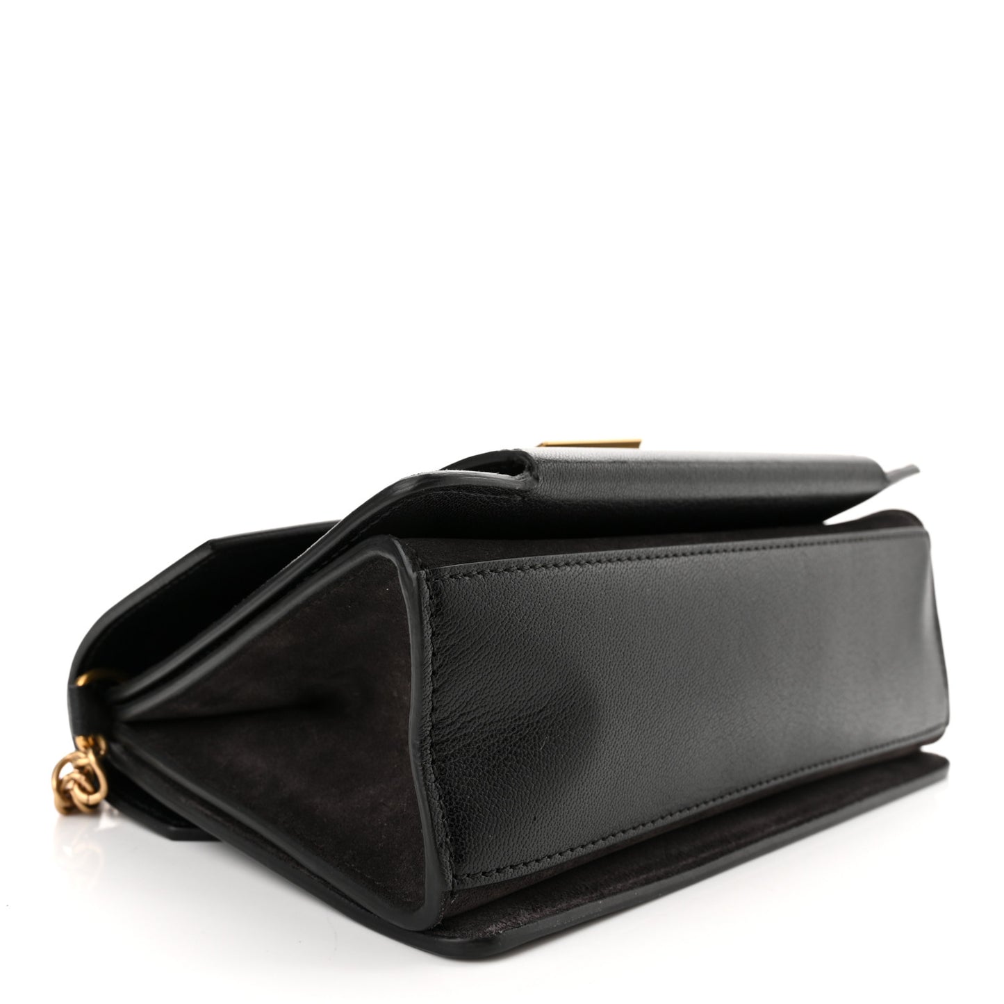 Goatskin Suede Small GV3 Shoulder Bag Black