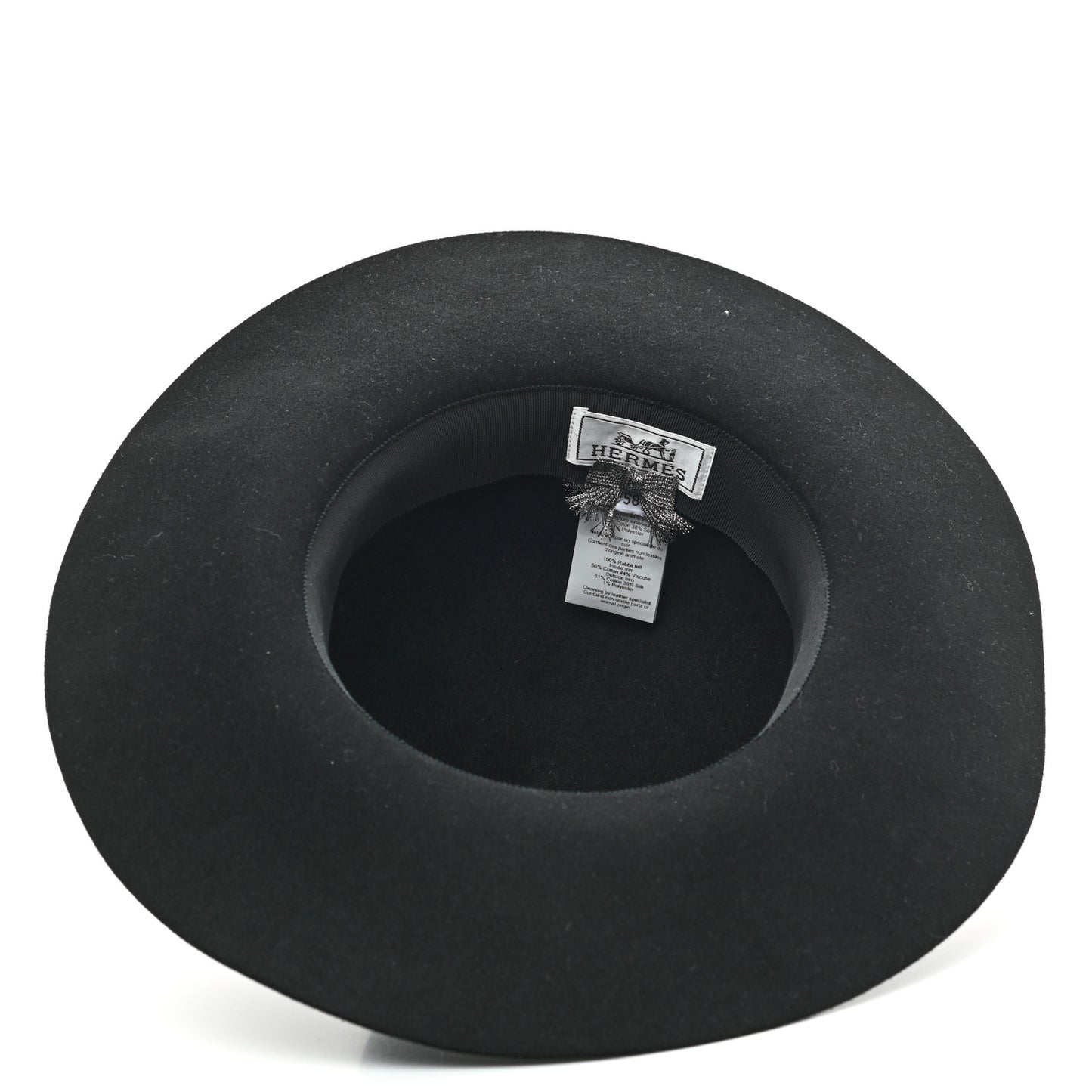 Rabbit Felt Betty Hat 58 Black