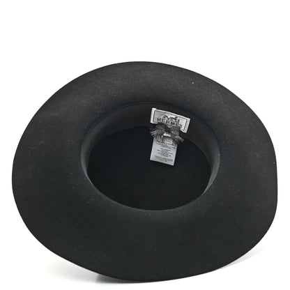 Hermes Rabbit Felt Betty Hat 58 Black 3 of 7