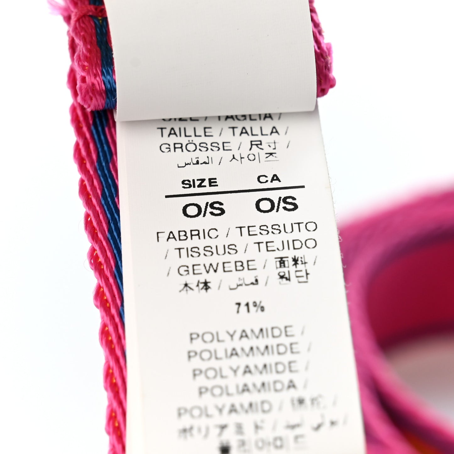 Nylon Industrial Belt Pink