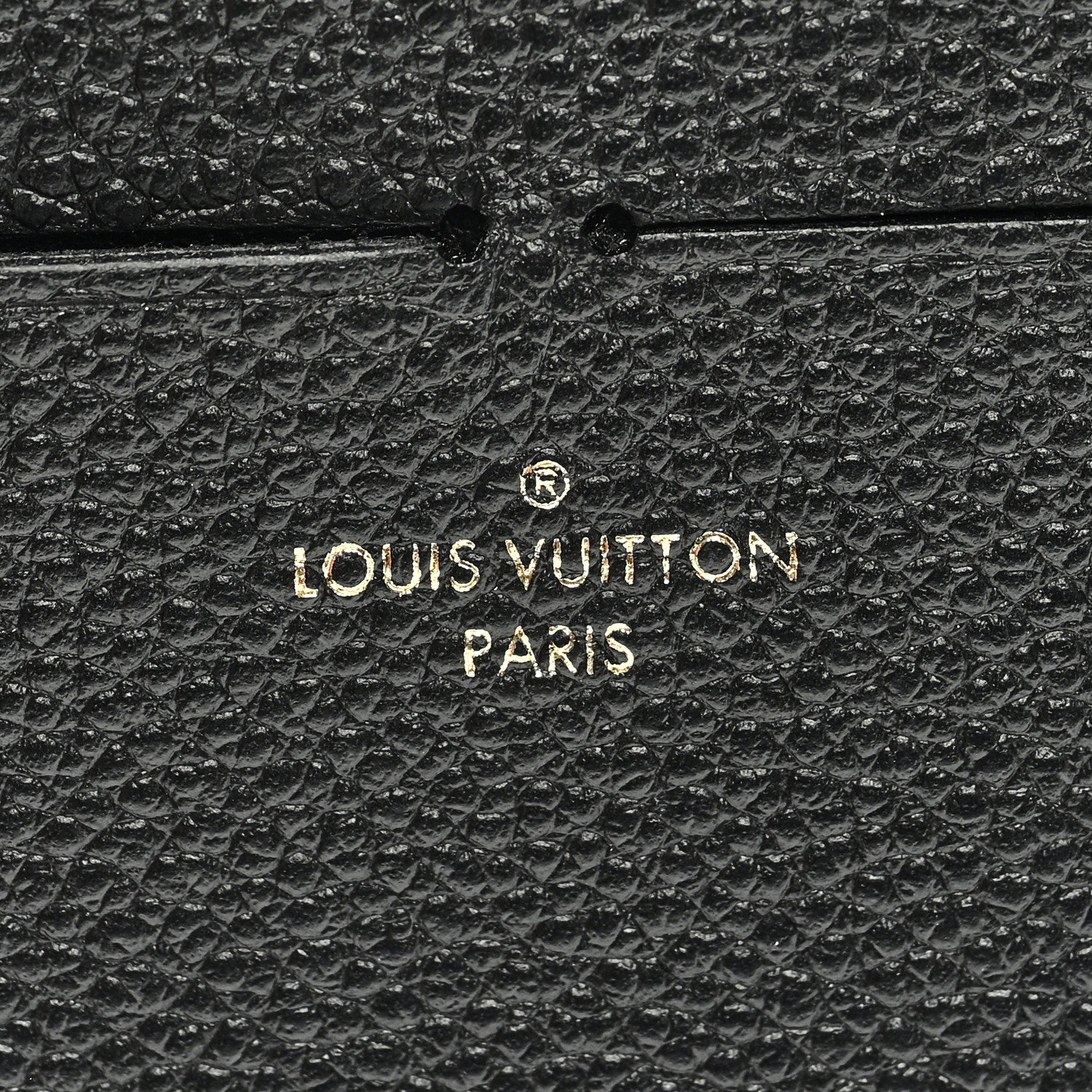 Louis Vuitton Calfskin Felicie Chain Wallet Card Holder Insert Black 6 of 6