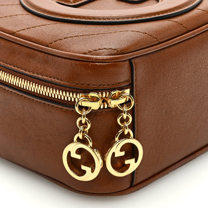 Gucci Sakai Be Green Calfskin Diagonal Stitched Blondie Top Handle Bag Cuir 9 of 10