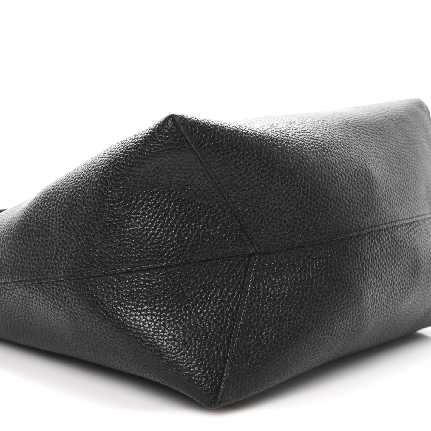 Pebbled Calfskin Everyday Cabas Black