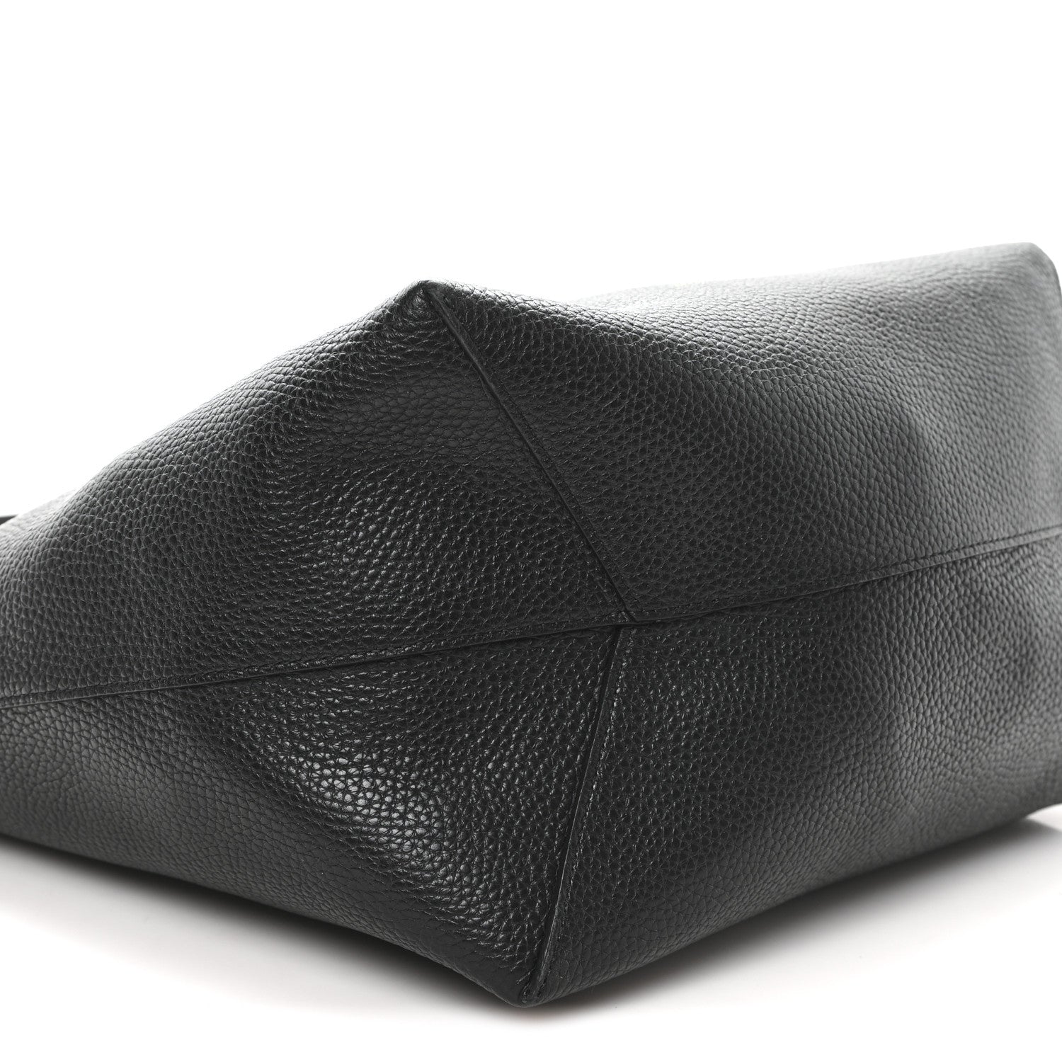 Mansur Gavriel Pebbled Calfskin Everyday Cabas Black 8 of 9