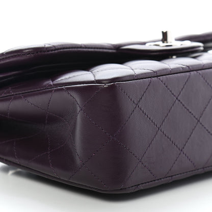 Chanel Lambskin Quilted Small Double Flap Purple 8 of 13