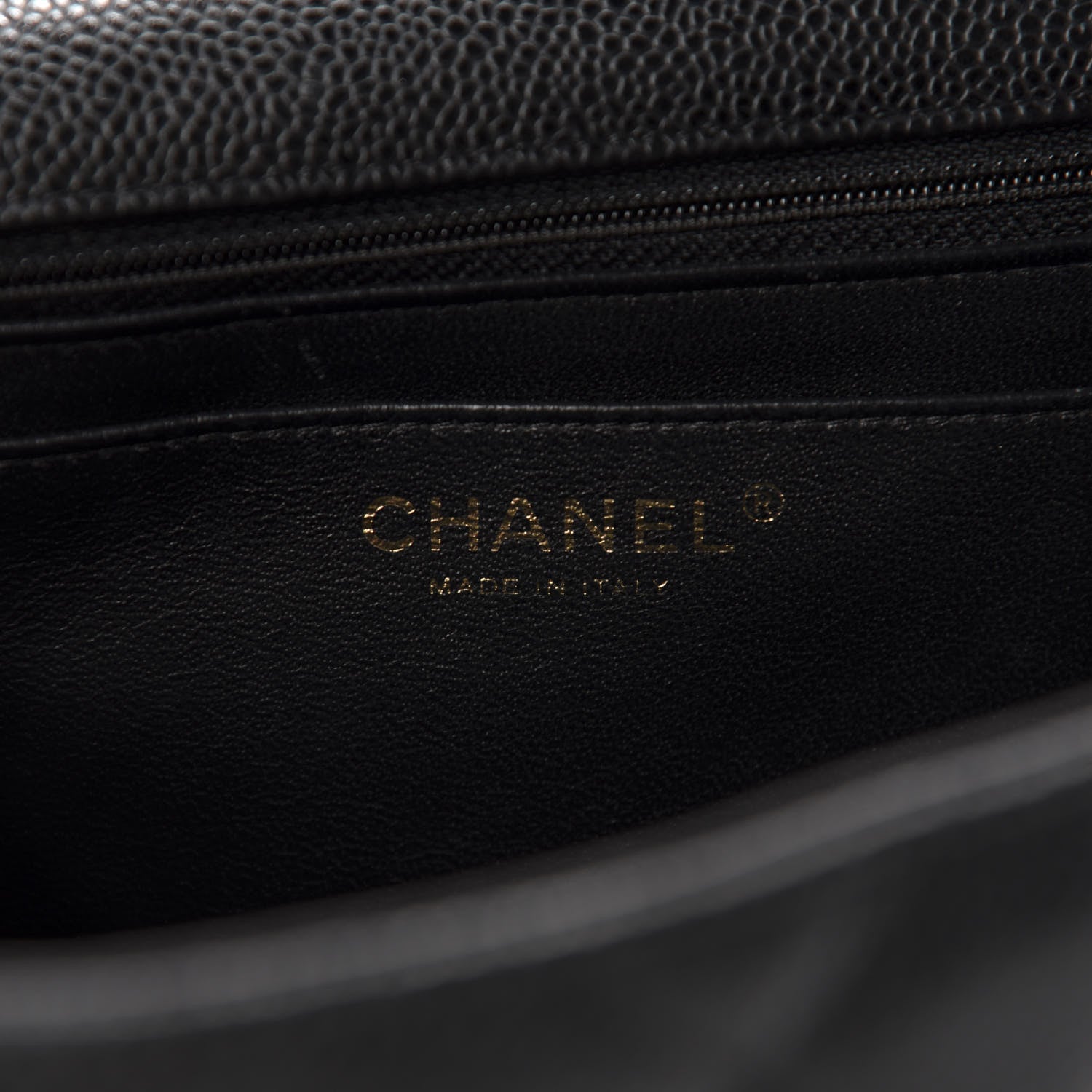 Chanel Caviar Quilted Jumbo Single Flap Black 8 of 10