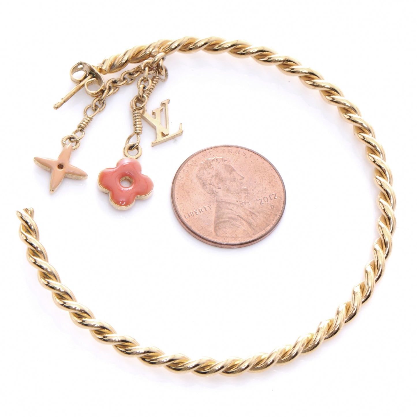 Sweet Monogram Creole Hoop Earrings
