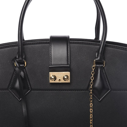 Louis Vuitton Taurillon Cour Marly MM Black 7 of 9