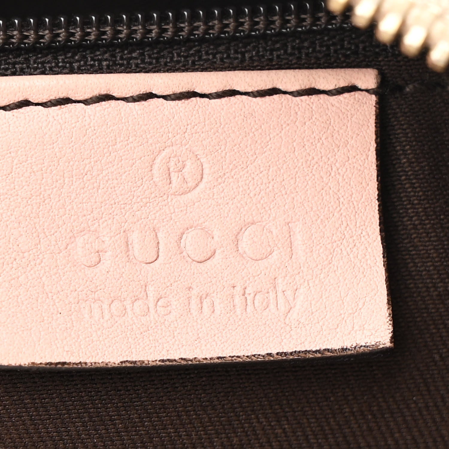 Gucci Monogram Medium D Gold Ring Hobo Pink 6 of 12